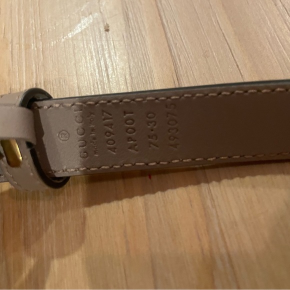 Gucci Beige Leather Belt - Picture 2 of 4